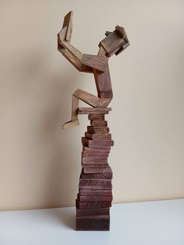 Original Cubism Geometric Sculpture by José Manuel Solares