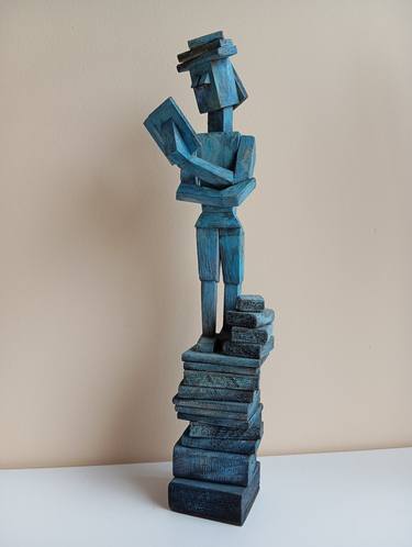 Original Cubism Geometric Sculpture by José Manuel Solares