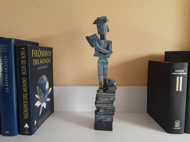 Original Cubism Geometric Sculpture by José Manuel Solares