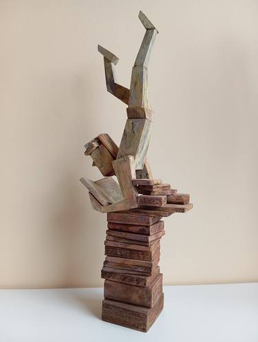 Original Cubism Geometric Sculpture by José Manuel Solares