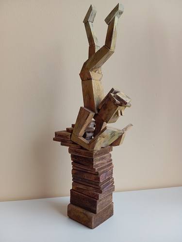 Original Cubism Geometric Sculpture by José Manuel Solares