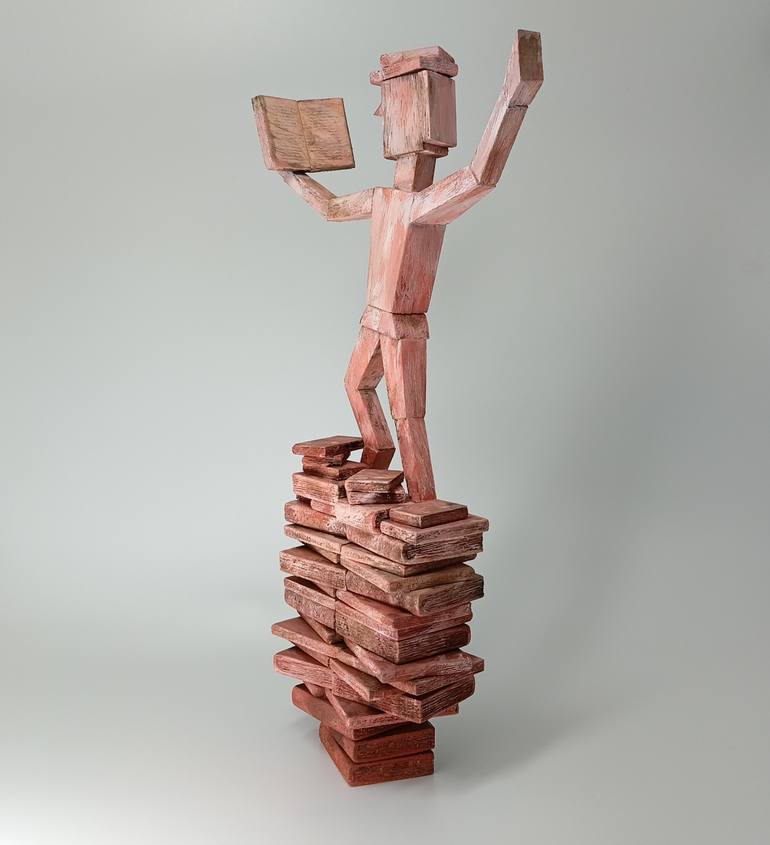 Original Cubism Time Sculpture by José Manuel Solares
