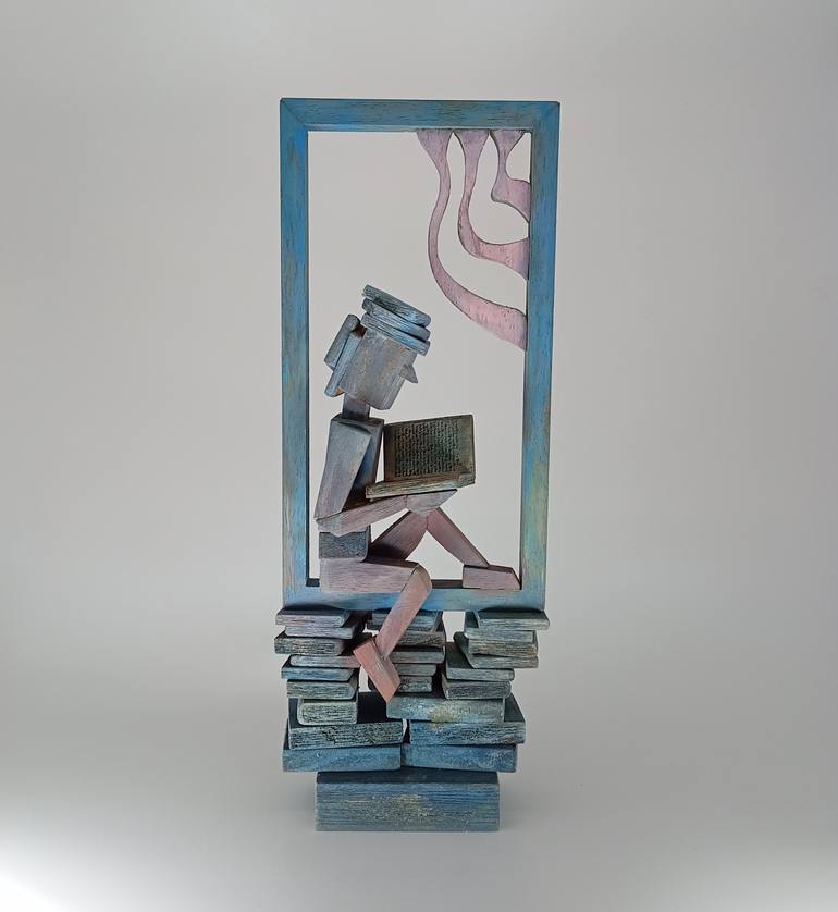 Original Art Deco Home Sculpture by José Manuel Solares