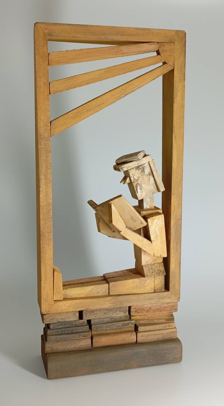 Original Art Deco Home Sculpture by José Manuel Solares