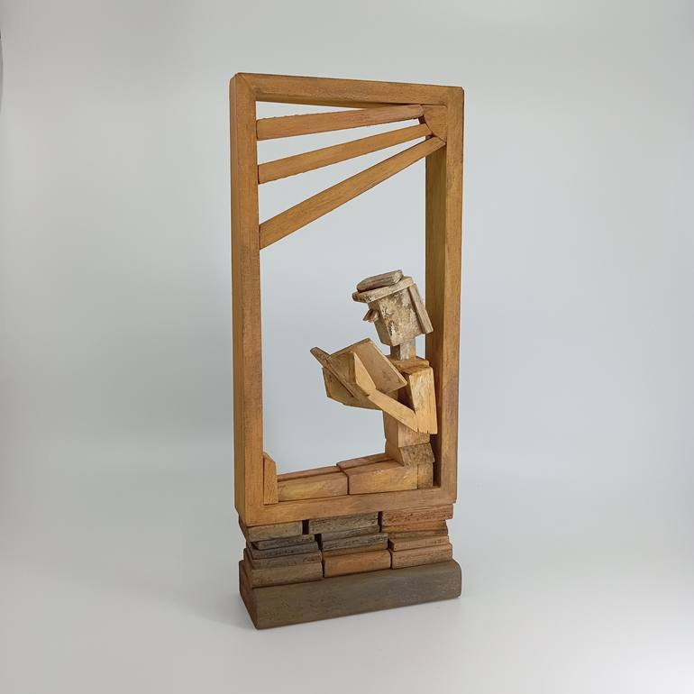 Original Art Deco Home Sculpture by José Manuel Solares