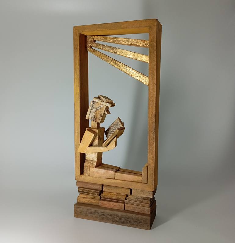 Original Art Deco Home Sculpture by José Manuel Solares