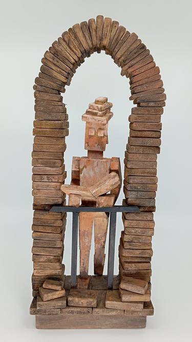 Original Baroque Home Sculpture by José Manuel Solares
