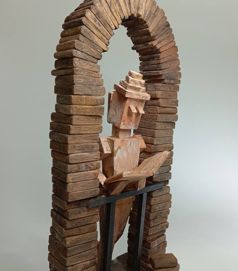 Original Baroque Home Sculpture by José Manuel Solares