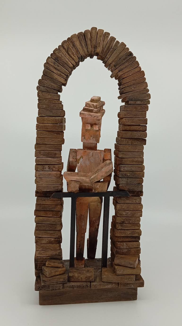 Original Baroque Home Sculpture by José Manuel Solares