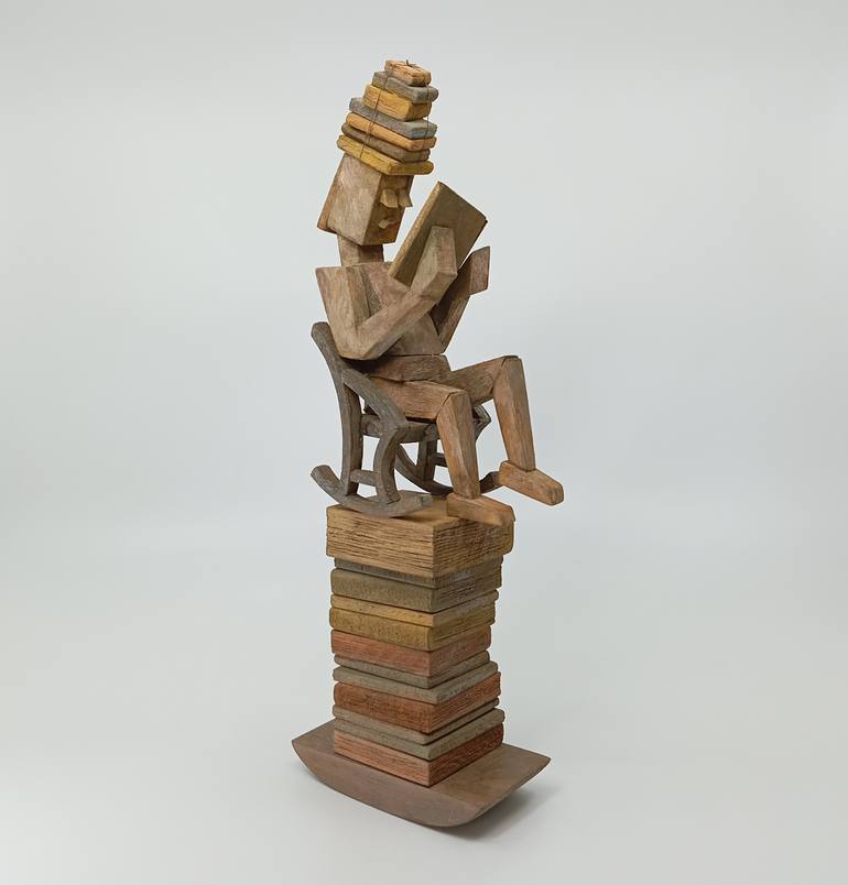 Original Art Deco Home Sculpture by José Manuel Solares