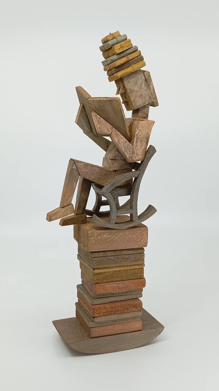 Original Art Deco Home Sculpture by José Manuel Solares