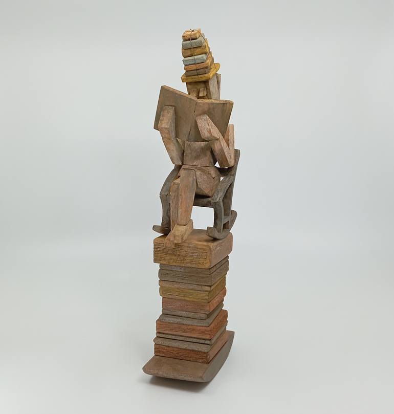 Original Art Deco Home Sculpture by José Manuel Solares