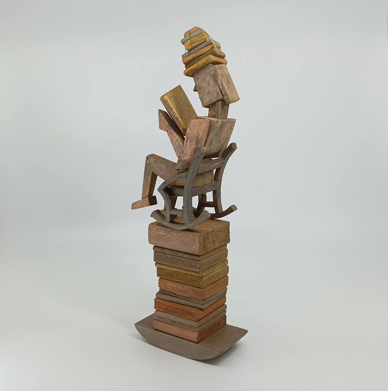 Original Art Deco Home Sculpture by José Manuel Solares