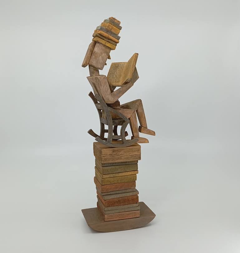 Original Art Deco Home Sculpture by José Manuel Solares
