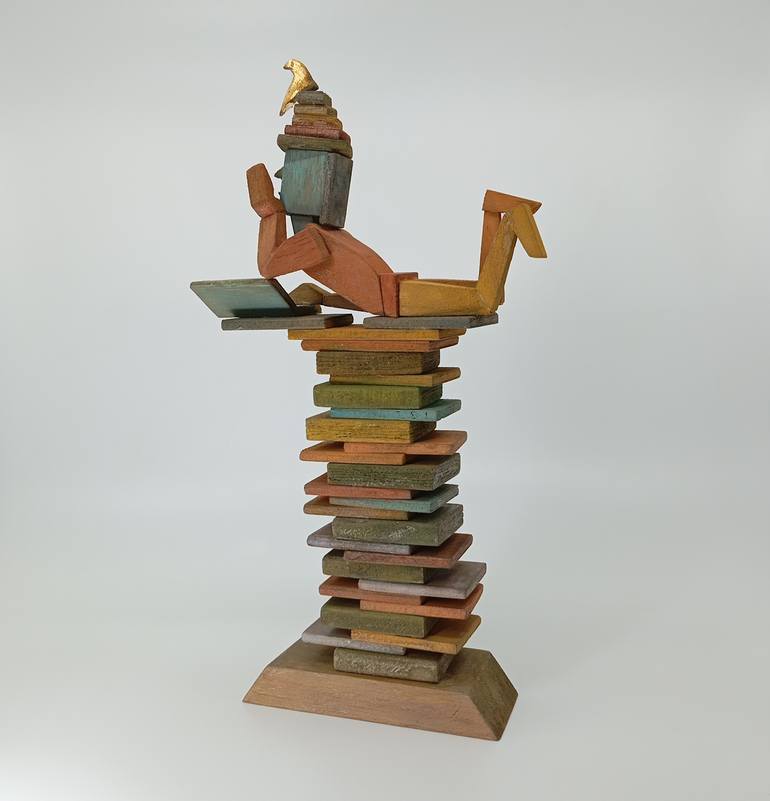 Original Art Deco Performing Arts Sculpture by José Manuel Solares
