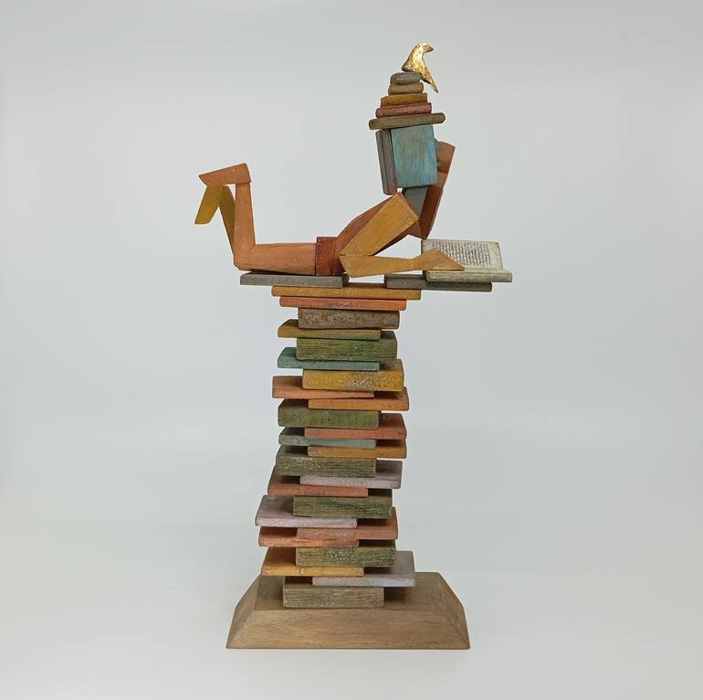 Original Art Deco Performing Arts Sculpture by José Manuel Solares