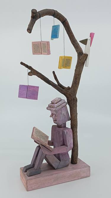 Original Minimalism People Sculpture by José Manuel Solares