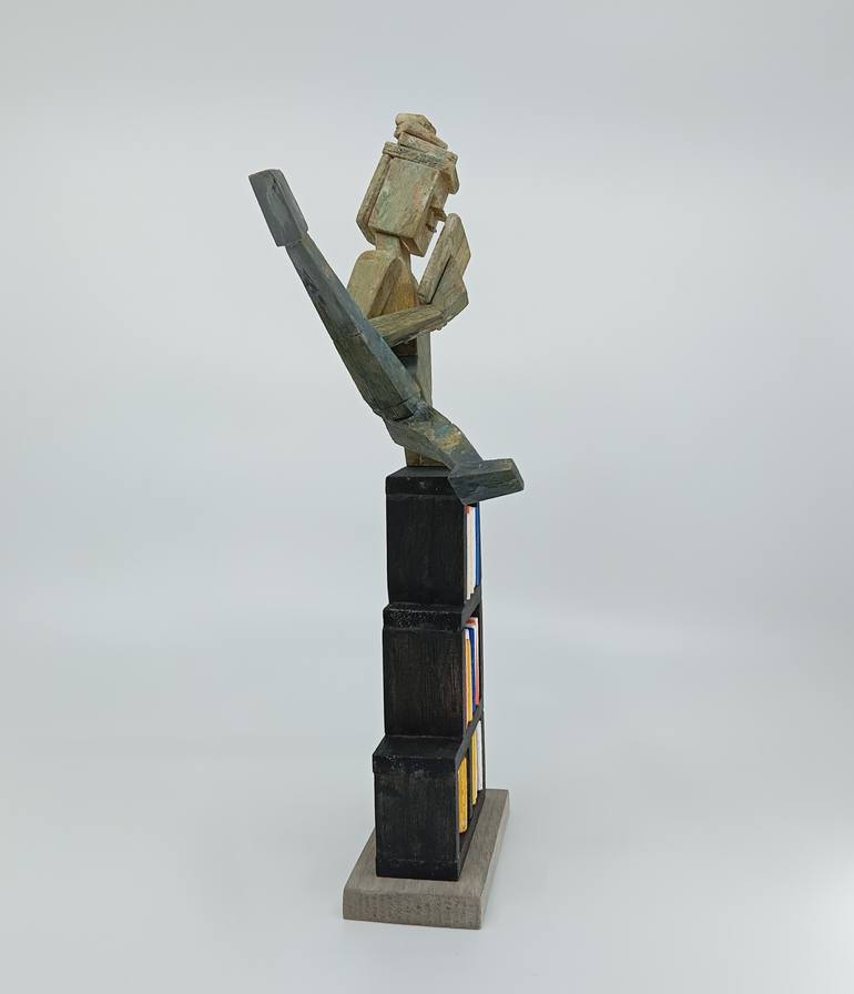 Original Cubism Performing Arts Sculpture by José Manuel Solares