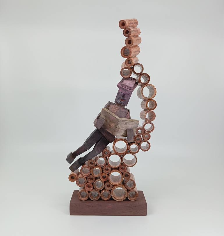 Original Pop Art Fantasy Sculpture by José Manuel Solares