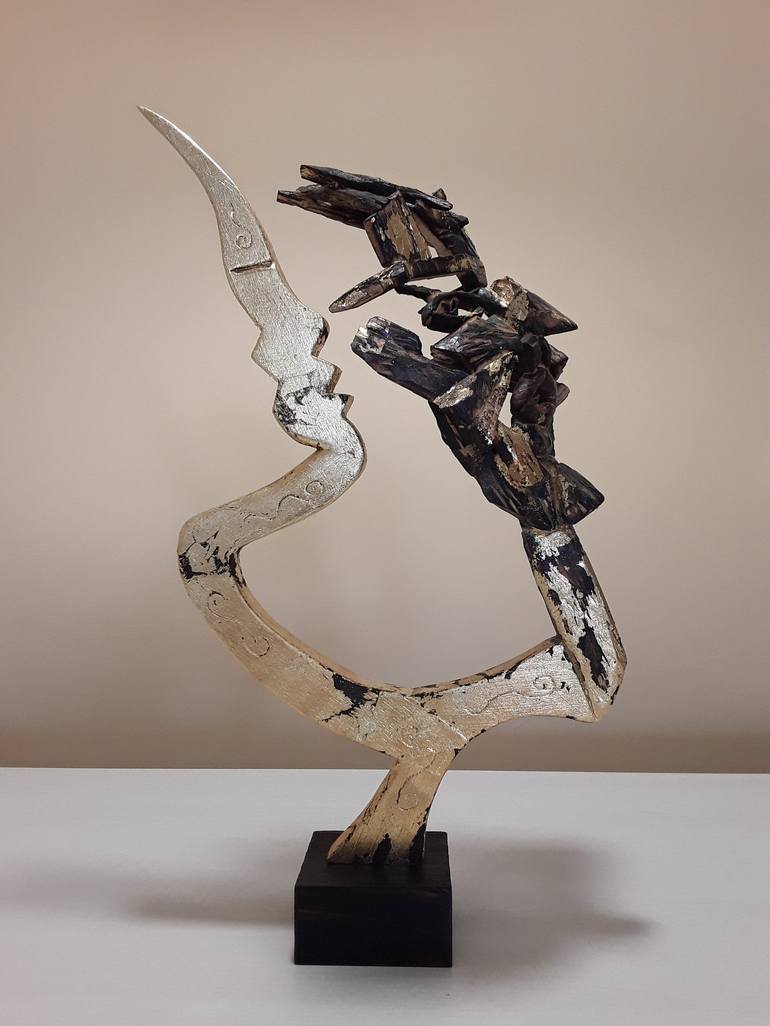 Original Abstract Expressionism Culture Sculpture by José Manuel Solares