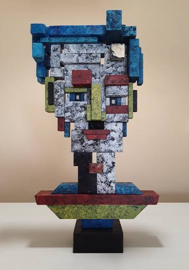 Original Geometric Sculpture by José Manuel Solares