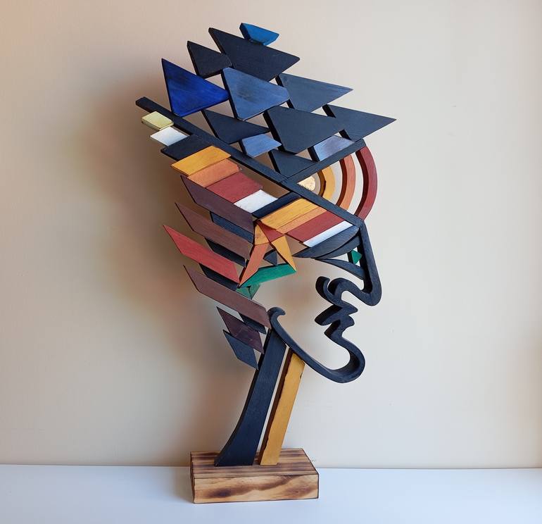 Original Conceptual Geometric Sculpture by José Manuel Solares