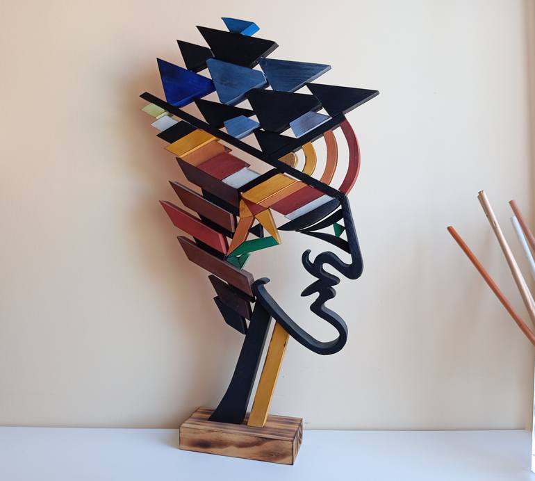 Original Conceptual Geometric Sculpture by José Manuel Solares