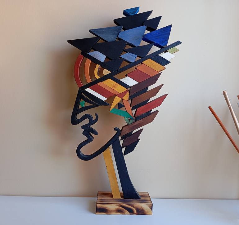 Original Conceptual Geometric Sculpture by José Manuel Solares