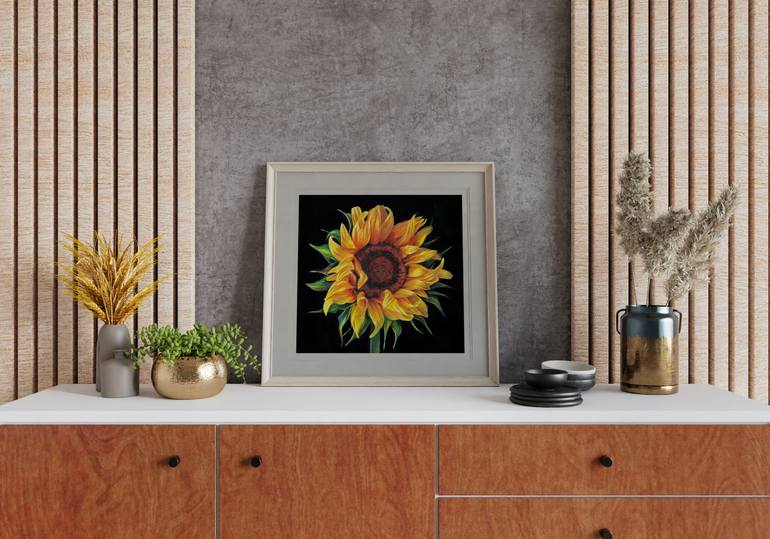 Original Expressionism Botanic Drawing by Yanka Liyu