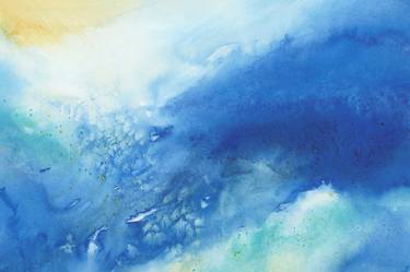 Print of Abstract Water Paintings by Catherine Madro