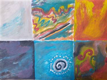 Original Abstract Paintings by María Acosta