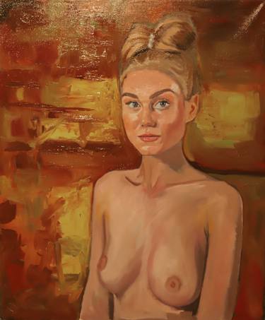 Original Figurative Nude Paintings by Bojan Djokic