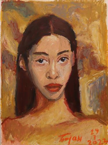 Original Expressionism Portrait Paintings by Bojan Djokic