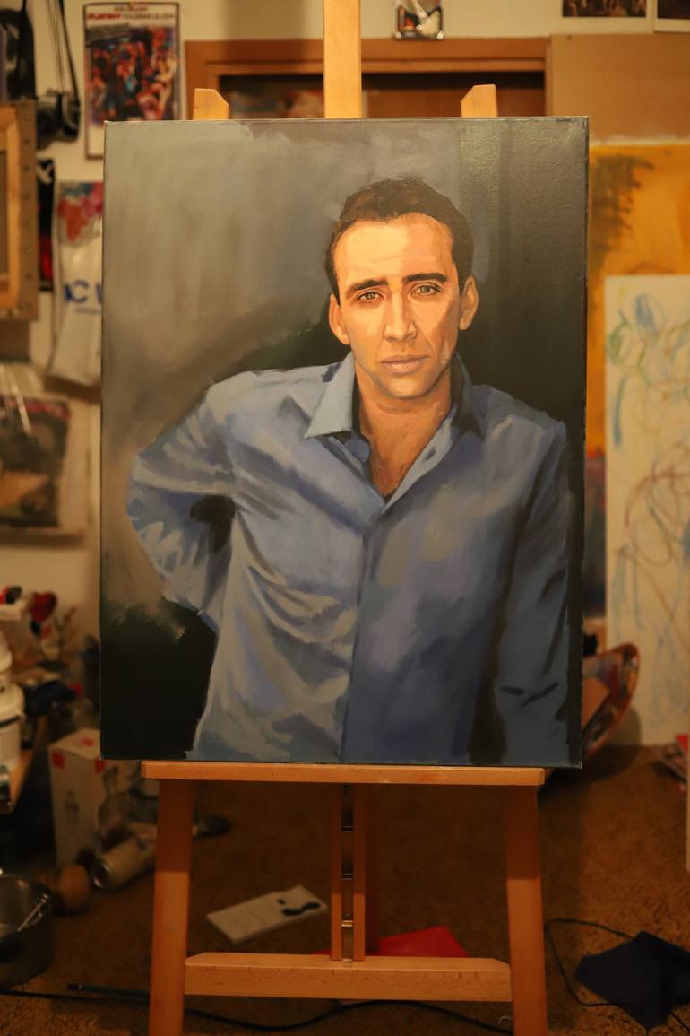 Original Portrait Painting by Bojan Djokic