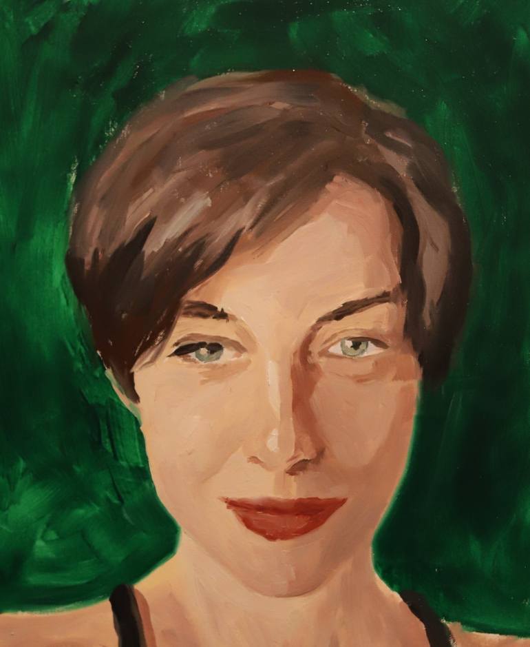 Original Portrait Painting by Bojan Djokic