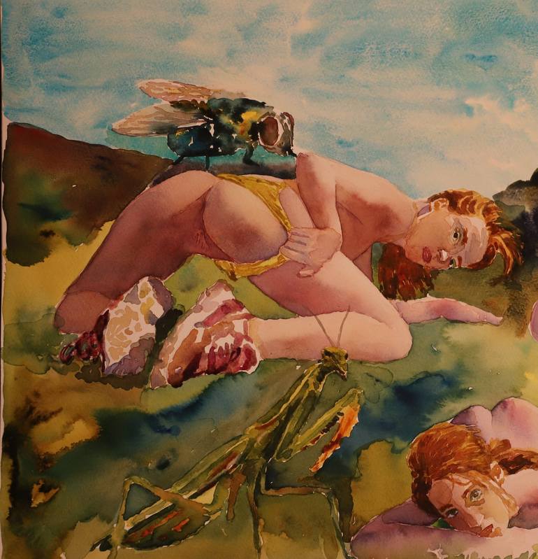 Original Nude Painting by Bojan Djokic
