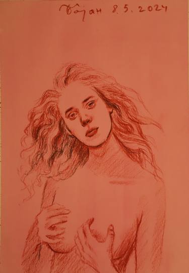 Original Portraiture Erotic Drawings by Bojan Djokic
