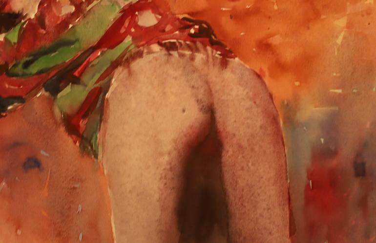 Original Expressionism Erotic Painting by Bojan Djokic