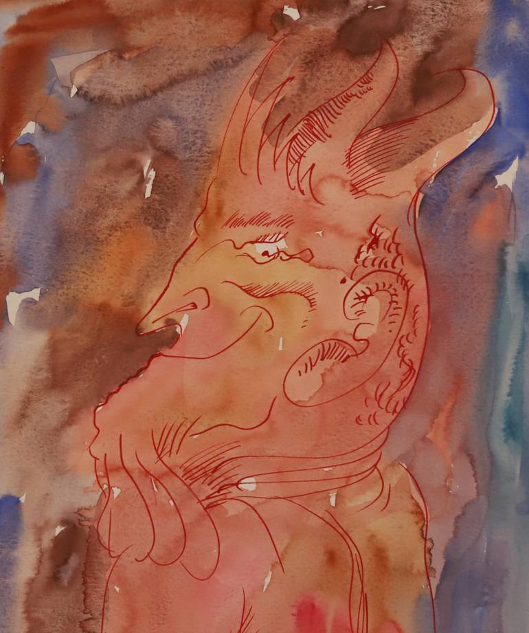 Original Portraiture Fantasy Painting by Bojan Djokic