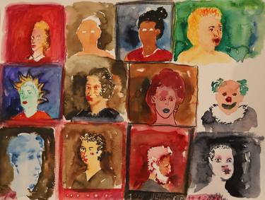Original Contemporary People Painting by Bojan Djokic
