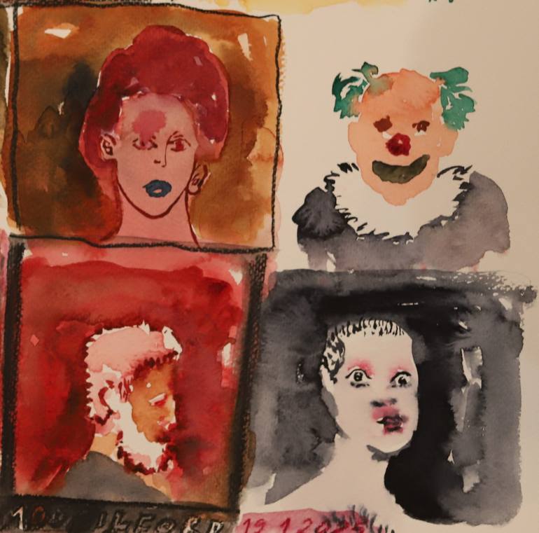 Original Contemporary People Painting by Bojan Djokic