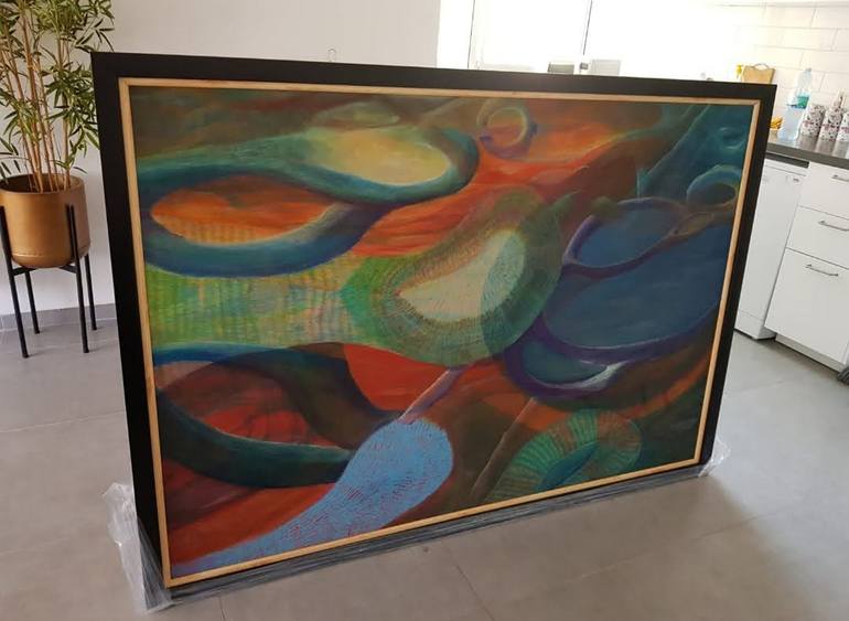 Original Abstract Drawing by Eti Doron Gilboa