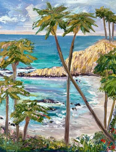 Print of Expressionism Seascape Paintings by Venita Siegel