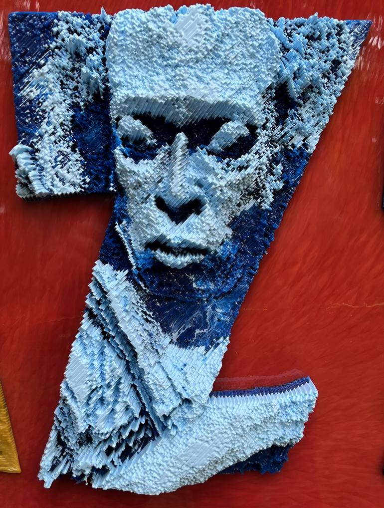 Original Contemporary Celebrity Sculpture by AvRaam Cohen