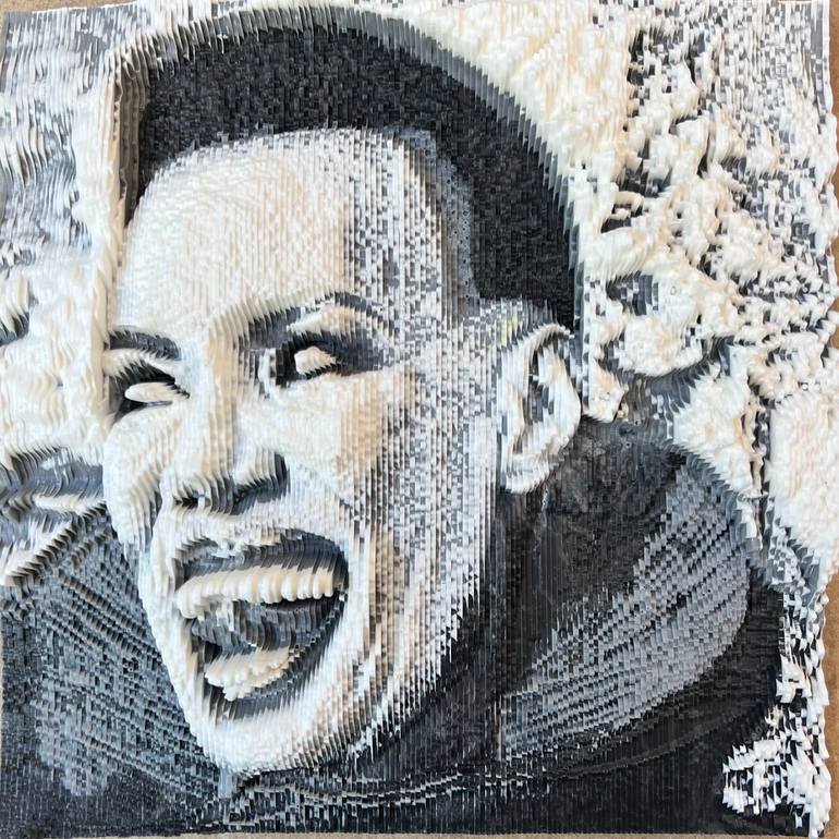 Original Expressionism Pop Culture/Celebrity Sculpture by Avraam Cohen