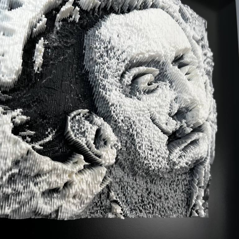 Original Celebrity Sculpture by AvRaam Cohen