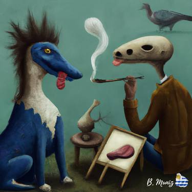 Original Surrealism Animal Digital by BRUNO MUNIZ