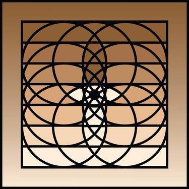 Print of Abstract Geometric Digital by Imran Waheed