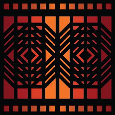 Print of Abstract Geometric Digital by Imran Waheed