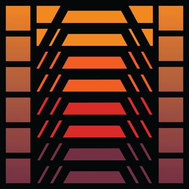 “Dimensional Stairway (No.2)" - Dimensions - C4 Orange (Doc Labs) thumb